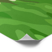 Schwarz-Weide-Weide-Malerei. Poster (Ecke)