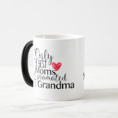 Schwarz/Weiß 11-Unze-verwandelnde Tasse (Vorderseite Links)