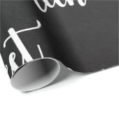 Schwarz-Weiß | 16. Geburtstag | Birthday Wrapping  Geschenkpapier (Rolleneckpunkt)