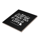 Schwarz & Weiß 1 Korinther 16:14 Bibelverse Fliese (Seite)