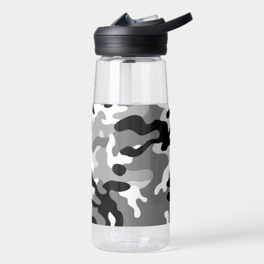 Schwarz/Weiß #2 Camouflage Camelbak Wasserflasche Trinkflasche (Links)