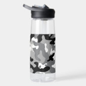 Schwarz/Weiß #2 Camouflage Camelbak Wasserflasche Trinkflasche (Rechts)