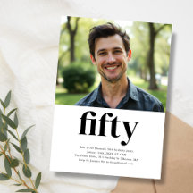 Schwarz & Weiß 50. Geburtstag