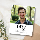 Schwarz & Weiß 50. Geburtstagsfeier