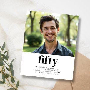 Schwarz & Weiß 50. Geburtstagsfeier