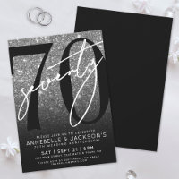 Schwarz Weiß 70. Hochzeitstag