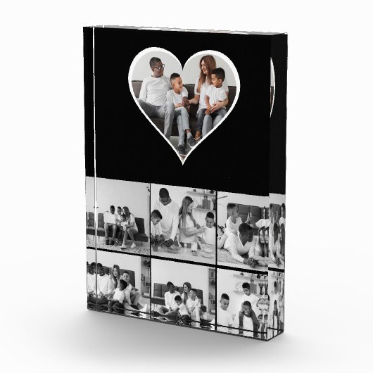 Schwarz-Weiß-7-FotoCollage Fotoblock (Rechts)