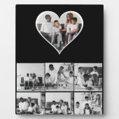 Schwarz-Weiß-7-FotoCollage Fotoplatte (Vorderseite)