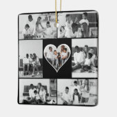 Schwarz-Weiß-7-FotoCollage Keramikornament (Links)