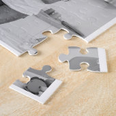 Schwarz-Weiß-7-FotoCollage Puzzle (Seite)
