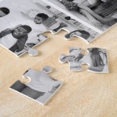 Schwarz-Weiß-7-FotoCollage Puzzle (Seite)