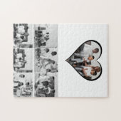 Schwarz-Weiß-7-FotoCollage Puzzle (Horizontal)