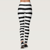 Schwarz-Weiß-Abschluss Leggings (Rückseite)