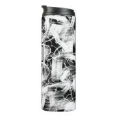 Schwarz-Weiß-Abstract Thermosbecher (Nach rechts gedreht)