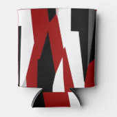 Schwarz-Weiß-abstrakt Dosenkühler (Vorderseite)