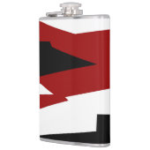 Schwarz-Weiß-abstrakt Flachmann (Links)