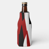 Schwarz-Weiß-abstrakt Flaschenkühler (Flaschenvorderseite)