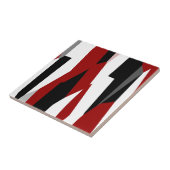 Schwarz-Weiß-abstrakt Fliese (Seite)