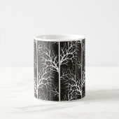 Schwarz-weiß abstrakt kaffeetasse (Mittel)