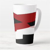 Schwarz-Weiß-abstrakt Milchtasse (Rechte Ecke)
