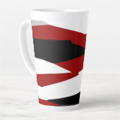 Schwarz-Weiß-abstrakt Milchtasse (Linke Ecke)