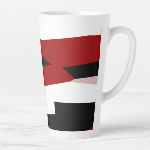 Schwarz-Weiß-abstrakt Milchtasse