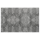 Schwarz-Weiß-Abstrakt Stoff (Yard (91,4 cm))