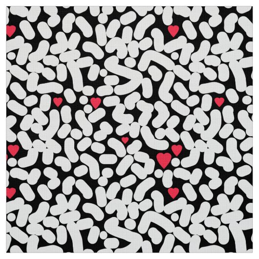 Schwarz-weiß abstrakt stoff (Muster)