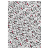 Schwarz-weiß abstrakt tischdecke (Vorderseite)