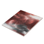 Schwarz-Weiß-abstrakte Wolken Fliese (Seite)