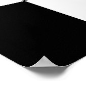 Schwarz-Weiß-Abstraktes Schachbrett-Poster Poster (Ecke)