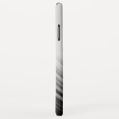 Schwarz-Weiß-Abstraktes Streifenmuster Case-Mate iPhone Hülle (Hinten/Rechts)