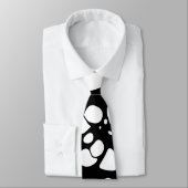 Schwarz-Weiß-Abstraktion Krawatte (Gebunden)