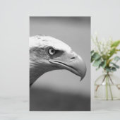 Schwarz-Weiß-Adler Briefpapier (Stehend Vorderseite)