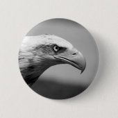 Schwarz-Weiß-Adler Button (Vorderseite)