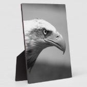 Schwarz-Weiß-Adler Fotoplatte (Seite)