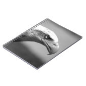 Schwarz-Weiß-Adler Notizblock (Linke Seite)