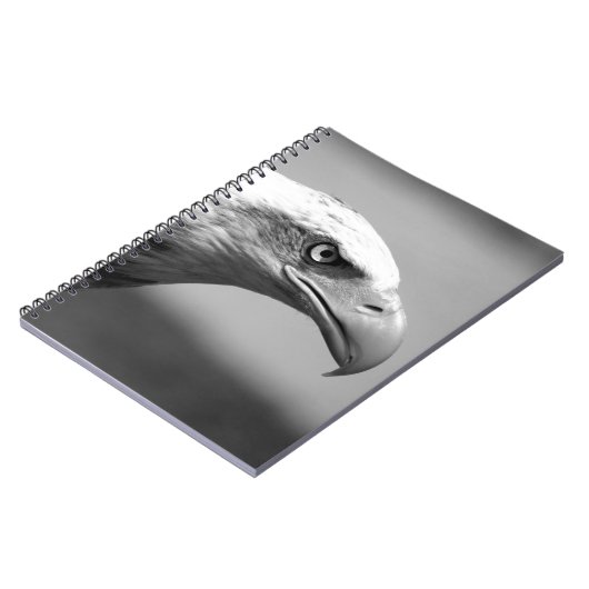 Schwarz-Weiß-Adler Notizblock (Linke Seite)