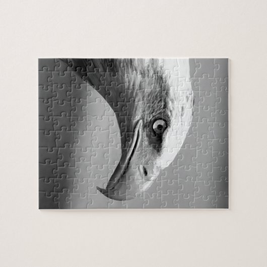 Schwarz-Weiß-Adler Puzzle (Horizontal)