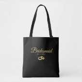 Schwarz-Weiß-Affäre Bridesmaid-Geschenk: Tasche (Vorderseite)
