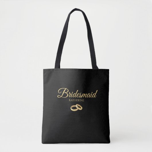 Schwarz-Weiß-Affäre Bridesmaid-Geschenk: Tasche (Vorderseite)