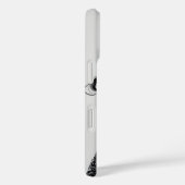 Schwarz-Weiß-Afrikanische Kriegerkönigin Case-Mate iPhone Hülle (Rückseite / Rechts)