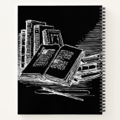 Schwarz-Weiß-Akademie Personalisiert Notizblock (Rückseite)