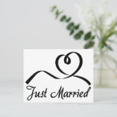 Schwarz-Weiß-Alleskönner Ankündigungspostkarte (Stehend Vorderseite)