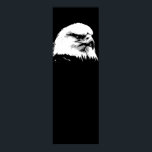 Schwarz-weiß American Bald Eagle Pop Art Poster<br><div class="desc">Freedom & Courage Motivierend Adler Bilder - Schwarz & Weiß Gesicht von Bald Egle. Furchtloses Adlerauge - Bald-Amerikanische Adlerbilder - Schwarz & Weiß Fearsome Patriotic Eagle Head</div>