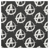 Schwarz-Weiß-Anarchie Stoff (Muster)