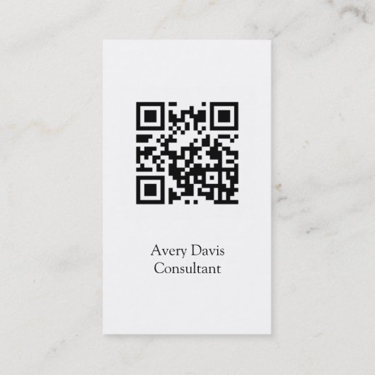 Schwarz-Weiß-Anatomie Art Back Muscles QR Code V2 Visitenkarte (Rückseite)