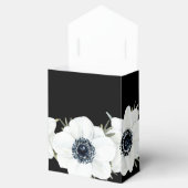 Schwarz-Weiß-Anemonen Wasserfarben Geschenkschachtel (Geöffnet)
