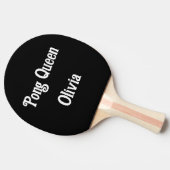 Schwarz-Weiß-Anfänger in Pro Tischtennis Schläger (Seitenansicht)