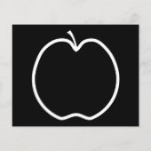 Schwarz-Weiß-Apfel. Flyer (Hinten)